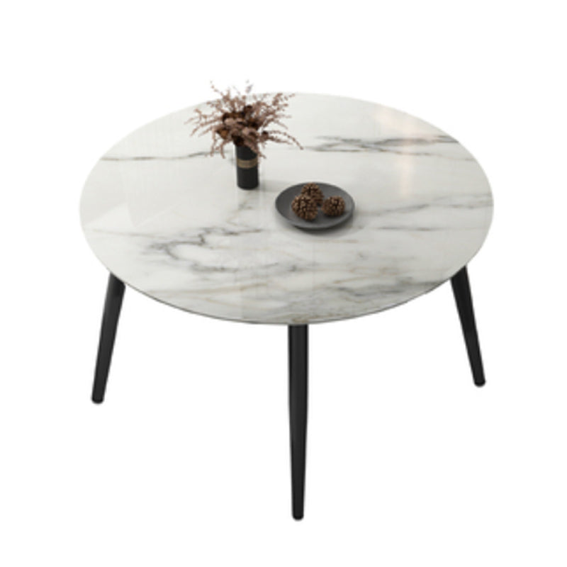 Modern Stone Round Dining Table Set 1/2/4 Pieces Dinette Set