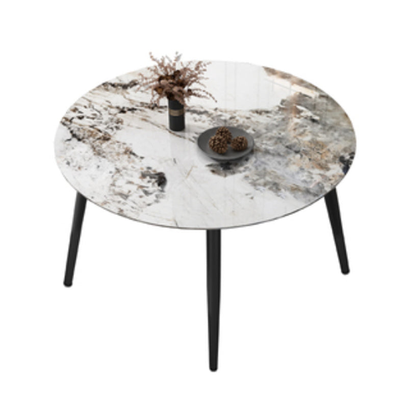 Modern Stone Round Dining Table Set 1/2/4 Pieces Dinette Set