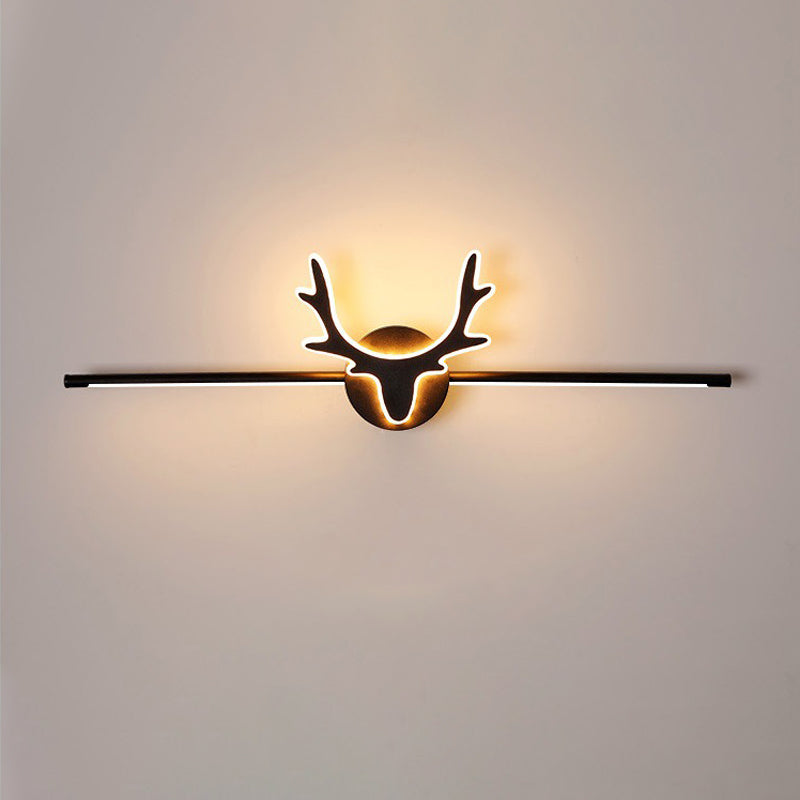 Antlers LED Mirror Front Light Modern Simple Vanity Light with Acrylic Shade for Bathroom