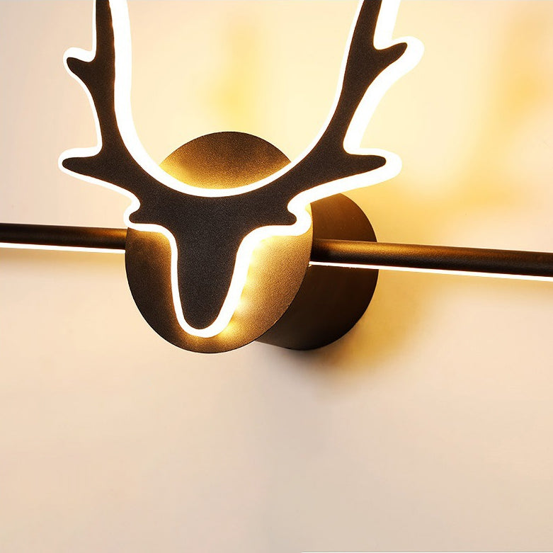 Antlers LED Mirror Front Light Modern Simple Vanity Light with Acrylic Shade for Bathroom