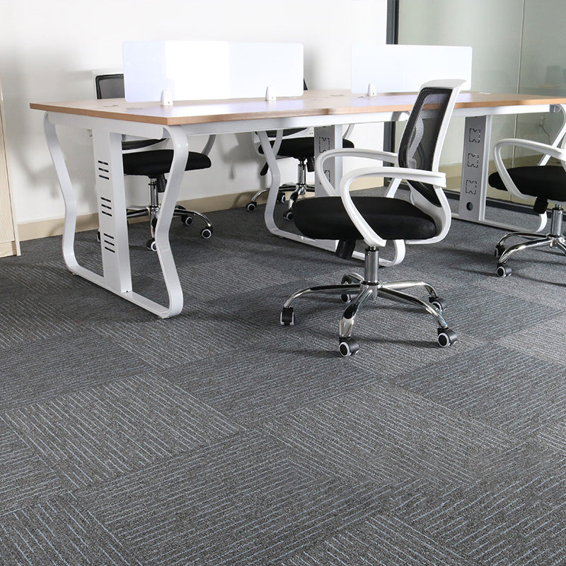 Carpet Tile Non-Skid Fade Resistant Geometry Loose Lay Carpet Tiles