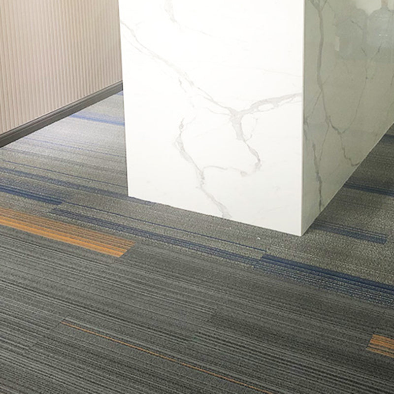 Carpet Tile Non-Skid Fade Resistant Geometry Loose Lay Carpet Tiles