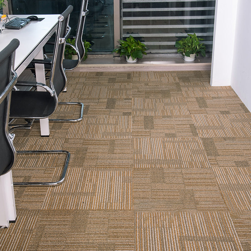 Carpet Tile Non-Skid Fade Resistant Geometry Loose Lay Carpet Tiles