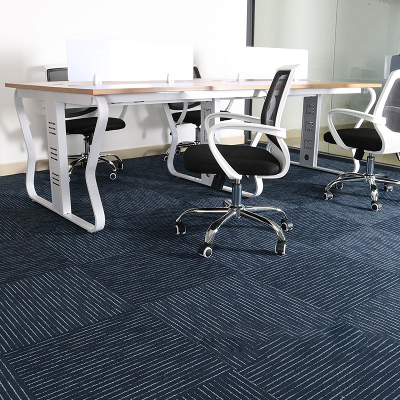 Carpet Tile Non-Skid Fade Resistant Geometry Loose Lay Carpet Tiles