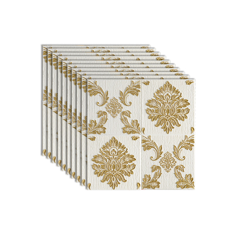Modern Wall Paneling 3D Print Peel and Stick Waterproof Wall Panel