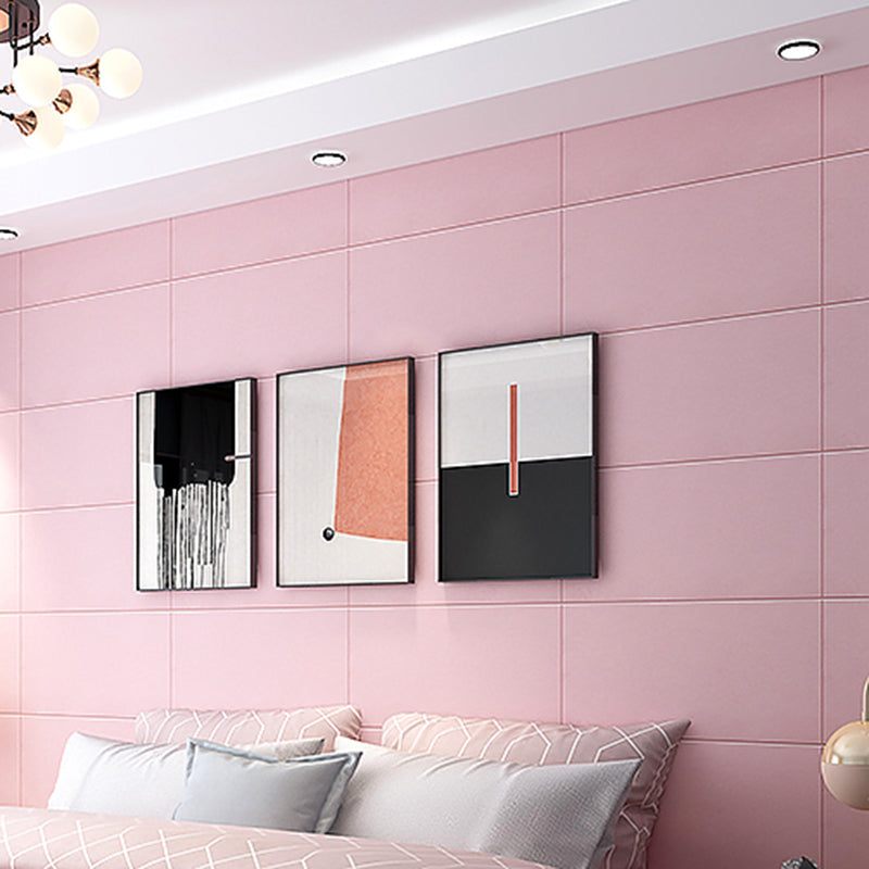 Modern Pearl Wainscoting PVC Foam Wall Access Panel Peel and Stick Wall Tile