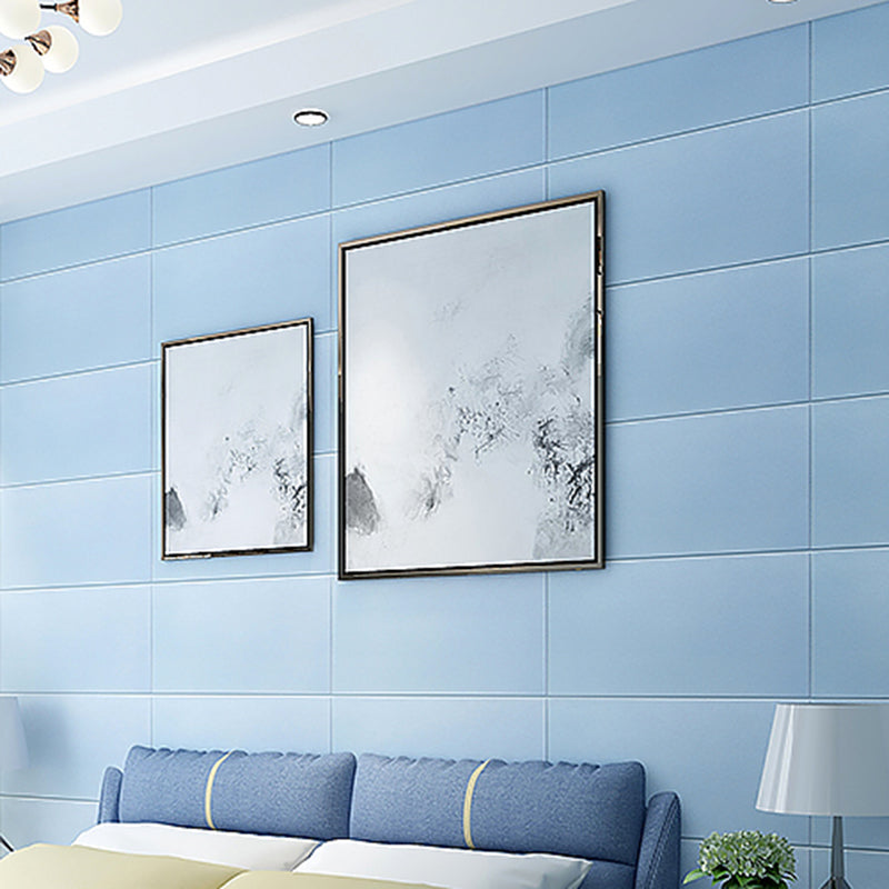Modern Pearl Wainscoting PVC Foam Wall Access Panel Peel and Stick Wall Tile