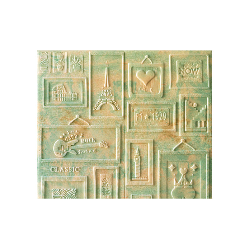 Indoor Wall Paneling 3D Print Peel and Stick Waterproof Wall Panel
