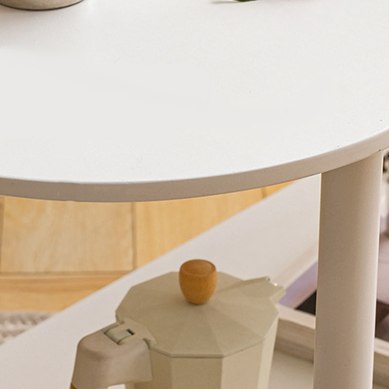 14" Wide Contemporary Corner Table Storage Oval Accent Side Table