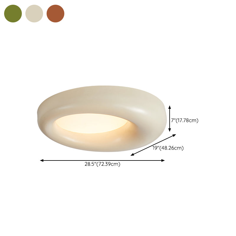 Metal Flush Mount Lamp Acrylic Shade Led Flush Mount for Living Room