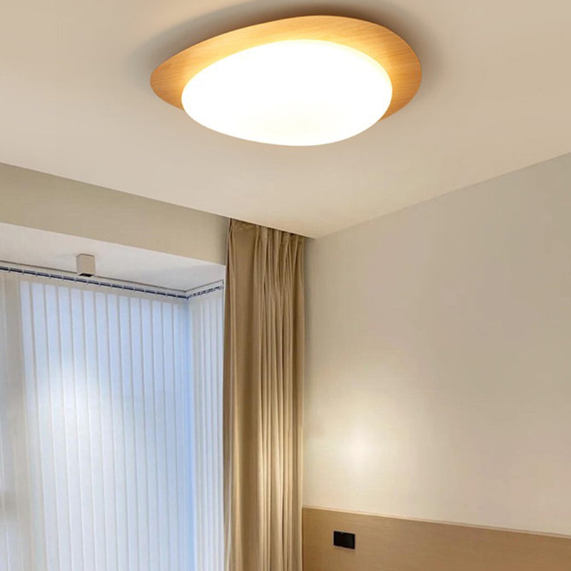 Contemporary Flush Mount Lamp Acrylic Shade Led Flush Mount for Bedroom