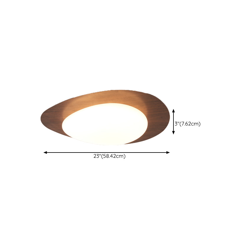 Contemporary Flush Mount Lamp Acrylic Shade Led Flush Mount for Bedroom