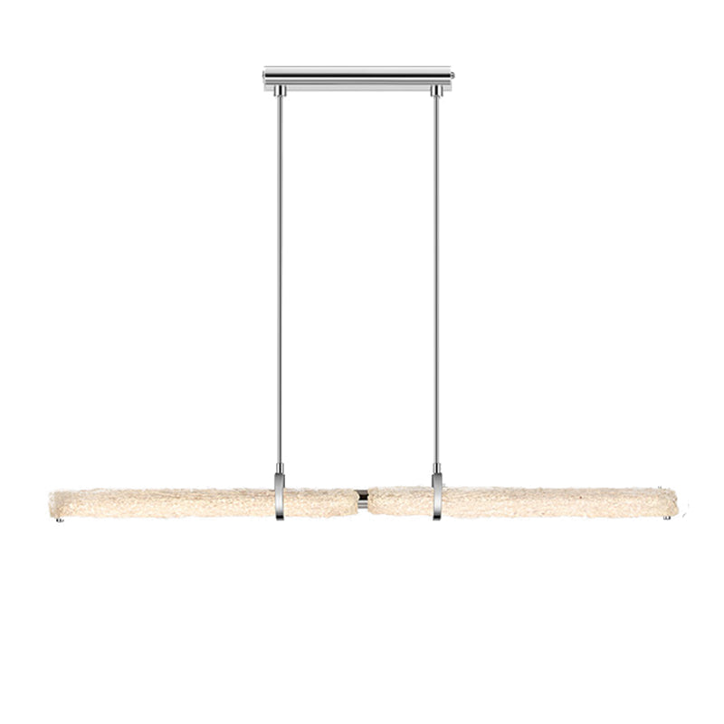 Glass Shade Hanging Island Lights Modern LED Island Lighting Ideas for Kitchen