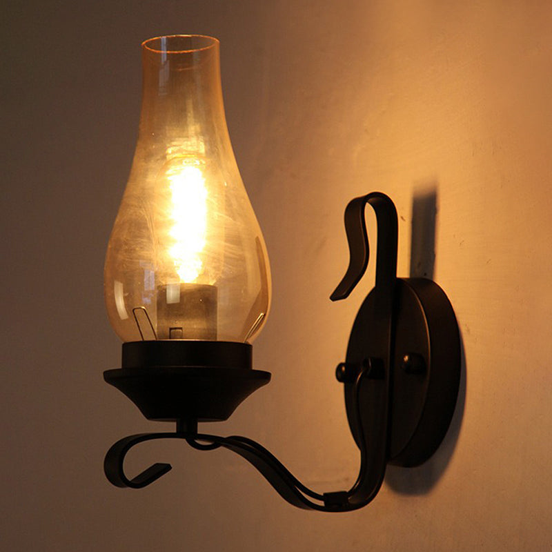 Industrial Metal Wall Sconce Lighting 1-Light Wall Mounted Lights for Dining Room