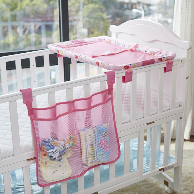 Matte Crib Top Changer Upholstered Changing Table with Seat Belt