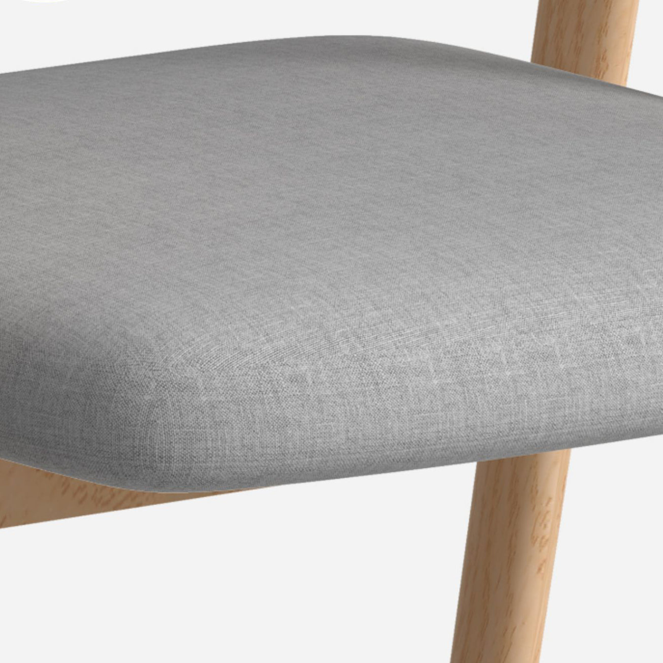 Contemporary Upholstered Arm Chair Open Back Home Dining Chair