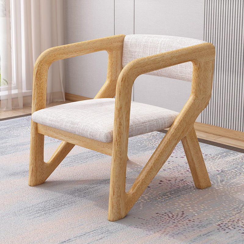 Open Back Arm Chairs Solid Wood Dining Chairs for Dining Room