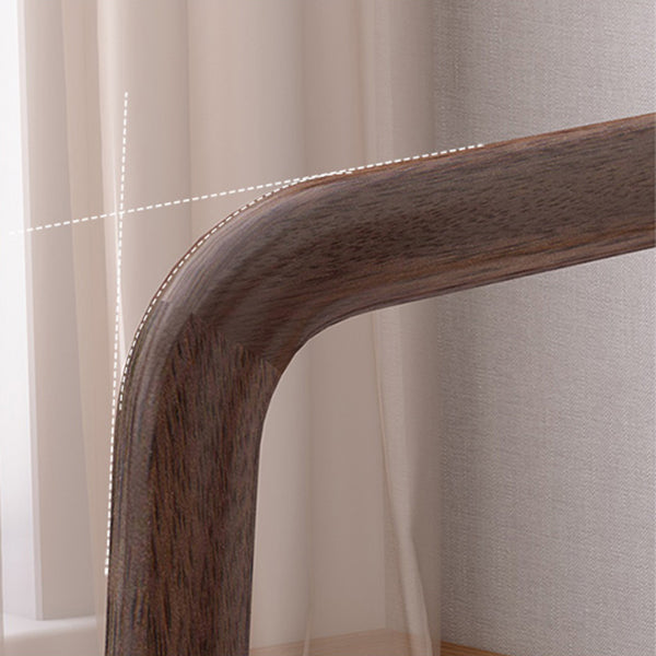 Open Back Arm Chairs Solid Wood Dining Chairs for Dining Room