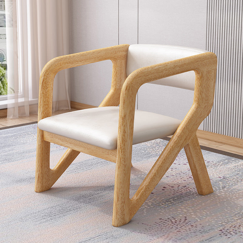 Open Back Arm Chairs Solid Wood Dining Chairs for Dining Room