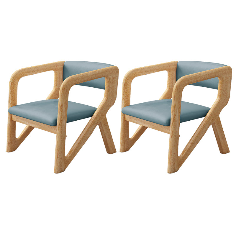 Open Back Arm Chairs Solid Wood Dining Chairs for Dining Room