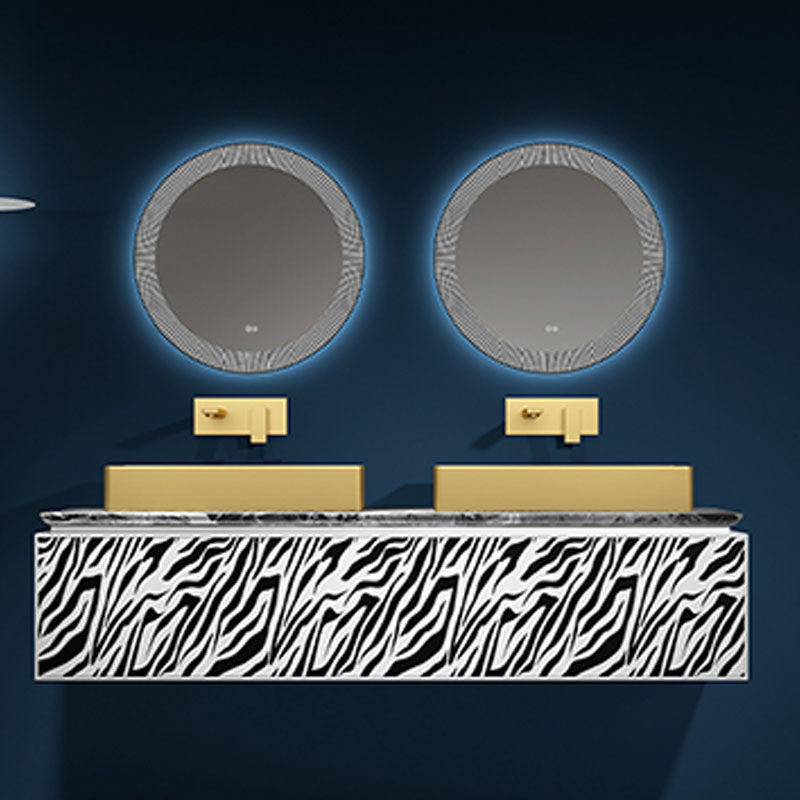 Modern Bathroom Sink with Pop-Up Drain Rectangular Metal Vessel Bathroom Sink