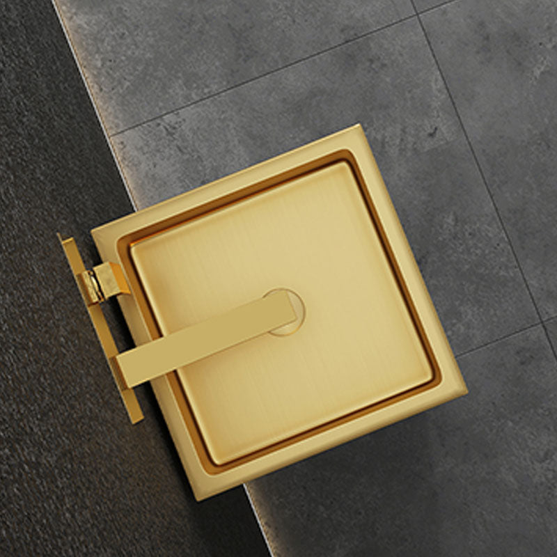 Contemporary Bathroom Sink with Pop-Up Drain Rectangular Metal Pedestal Bathroom Sink