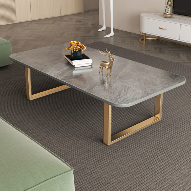 Slate Rectangular Coffee Table Trestle Coffee Cocktail Table