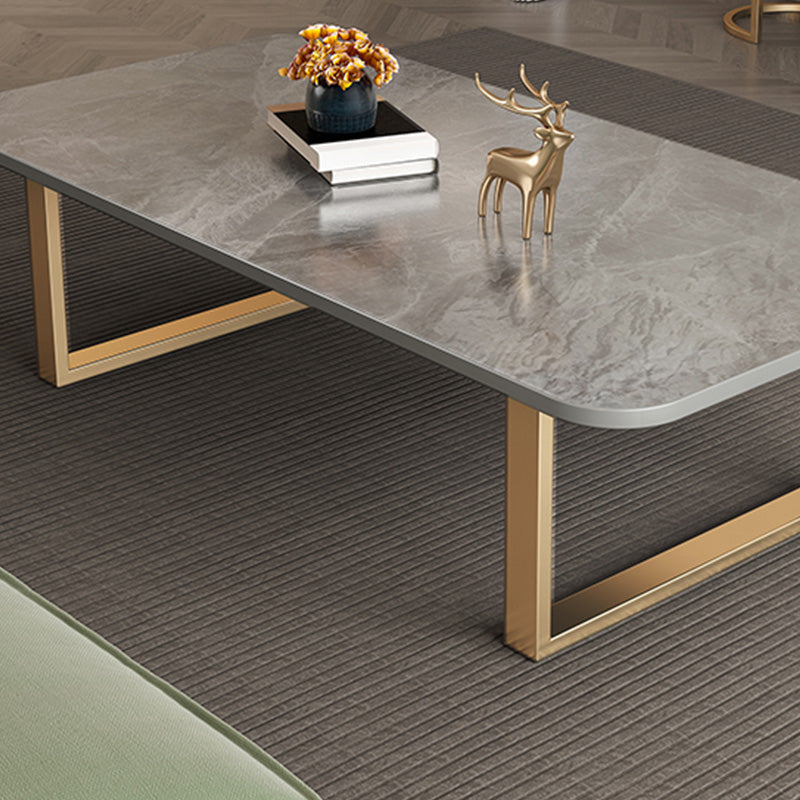 Slate Rectangular Coffee Table Trestle Coffee Cocktail Table