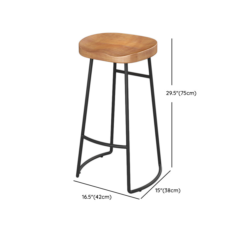 Modern Bar Pub Table Set 1/5/9 Pcs Solid Wood and Iron Bar Table and Stools