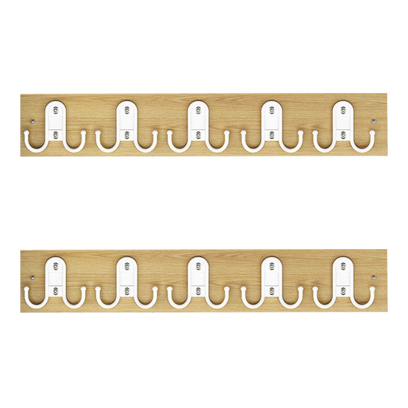 Contemporary Clothes Hanger Wall Mounted Coat Rack with Coat Hooks