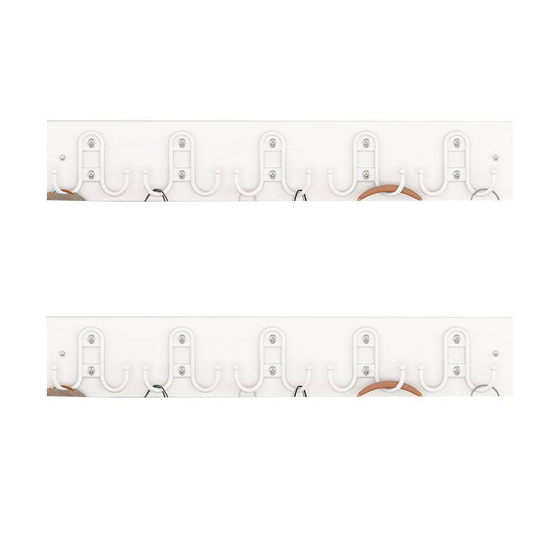 Contemporary Clothes Hanger Wall Mounted Coat Rack with Coat Hooks