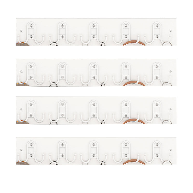 Contemporary Clothes Hanger Wall Mounted Coat Rack with Coat Hooks