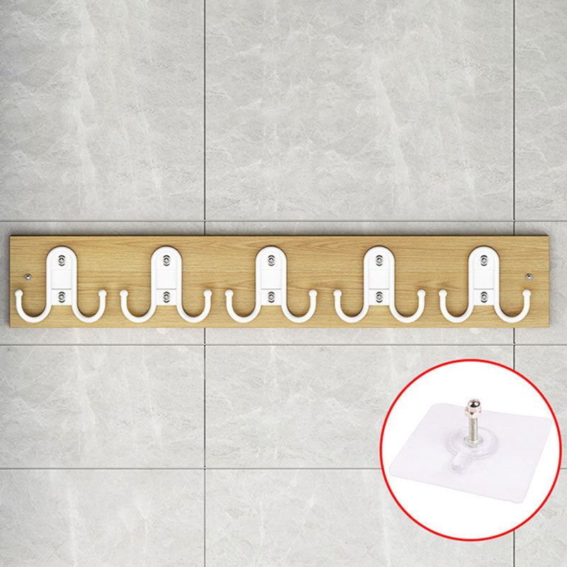 Contemporary Clothes Hanger Wall Mounted Coat Rack with Coat Hooks