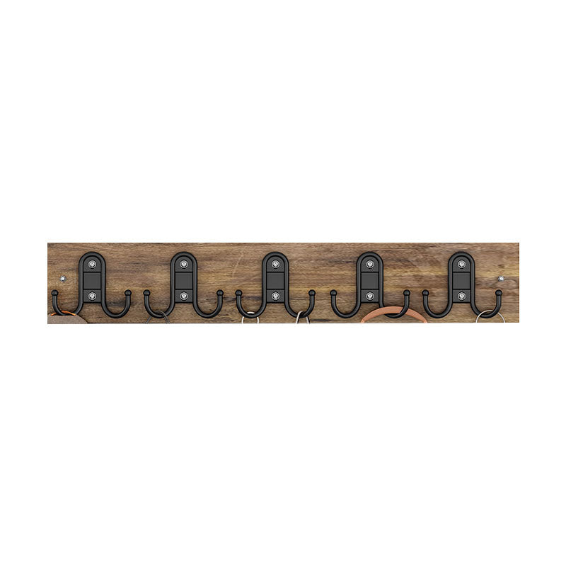 Contemporary Clothes Hanger Wall Mounted Coat Rack with Coat Hooks