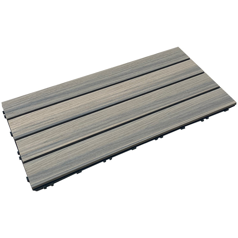 Snapping Patio Flooring Tiles Striped Pattern Tile Set Floor Board