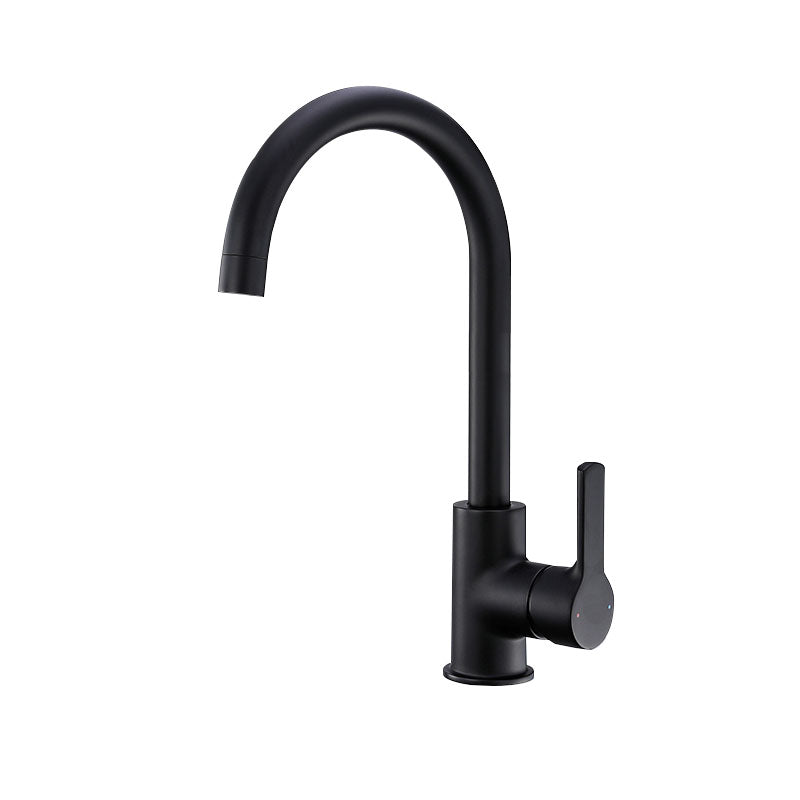 Standard Kitchen Faucet High Arc Swivel Spout with Single Handle