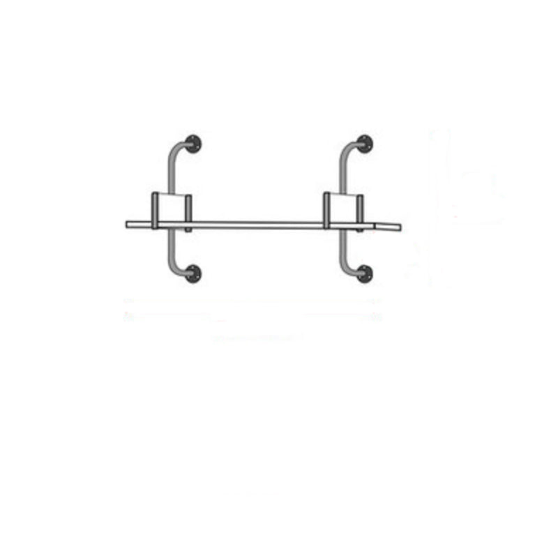 Contemporary White Bookcase Floating Closed Back Bookshelf with Shelves