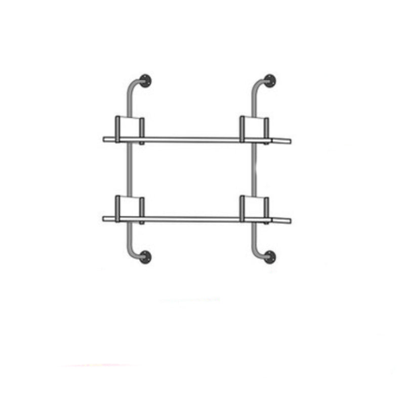 Contemporary White Bookcase Floating Closed Back Bookshelf with Shelves