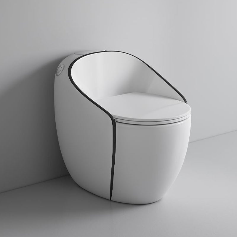 Contemporary Floor Mounted Toilet Seat Included Urine Toilet for Bathroom