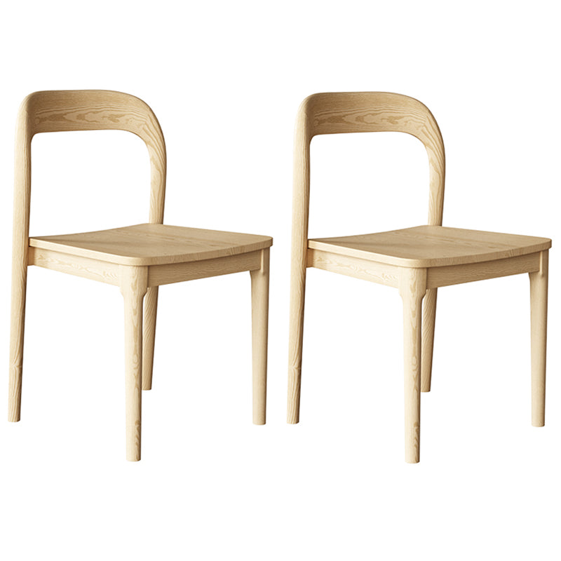 Modern Style Dinette Set 1/2/3/4/5 Pcs Round Solid Wood Dinette Table with Chair