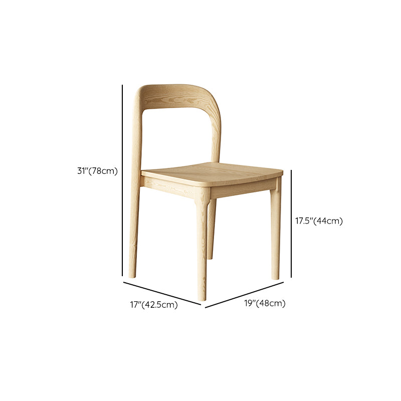 Modern Style Dinette Set 1/2/3/4/5 Pcs Round Solid Wood Dinette Table with Chair