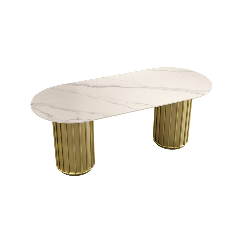 Glam Stone Furniture 1/5 Pcs Standard Height Dining Room Furniture Set for Home