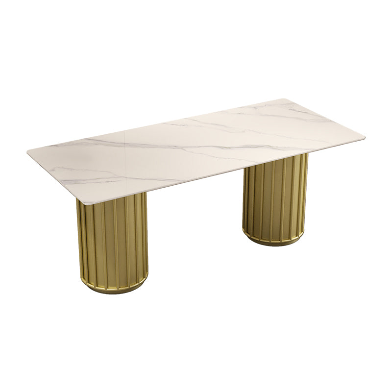 Glam Stone Furniture 1/5 Pcs Standard Height Dining Room Furniture Set for Home