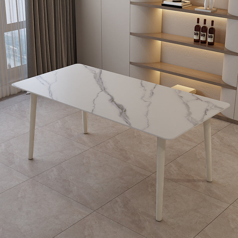 Modern Style Stone Furniture 1/5 Pcs Dining Room Table Set for Home