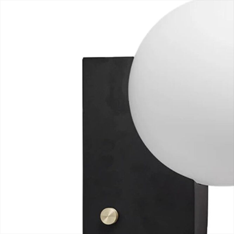 Ball Shape Glass Vanity Sconce Light Modern Style 1-Light Vanity Mirror Lights