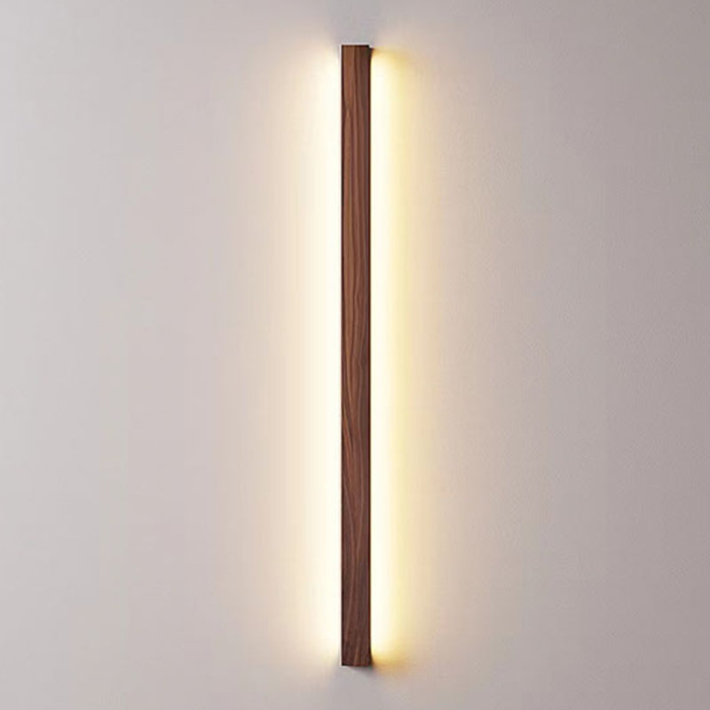 Modern Wall Light Fixture Simple Wooden LED Wall Light Sconce for Bedroom