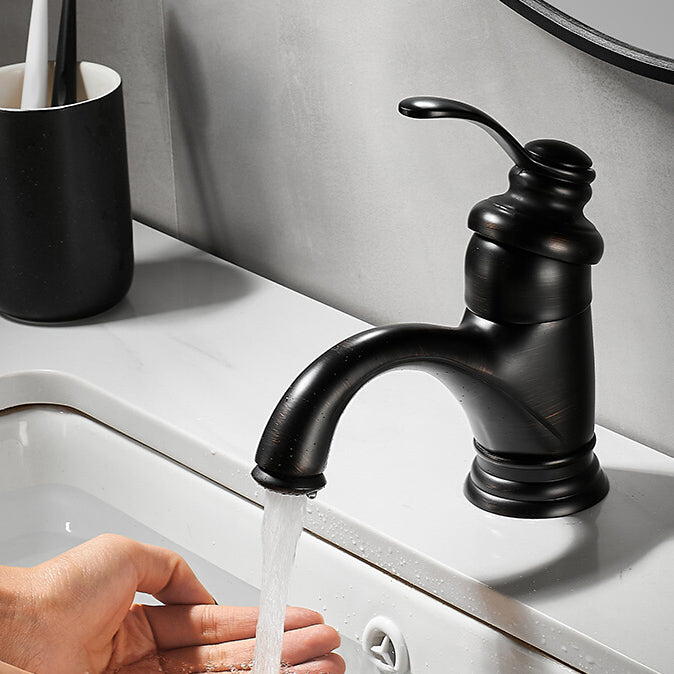 Traditional Wide Spread Bathroom Faucet Lever Handles Lavatory Faucet