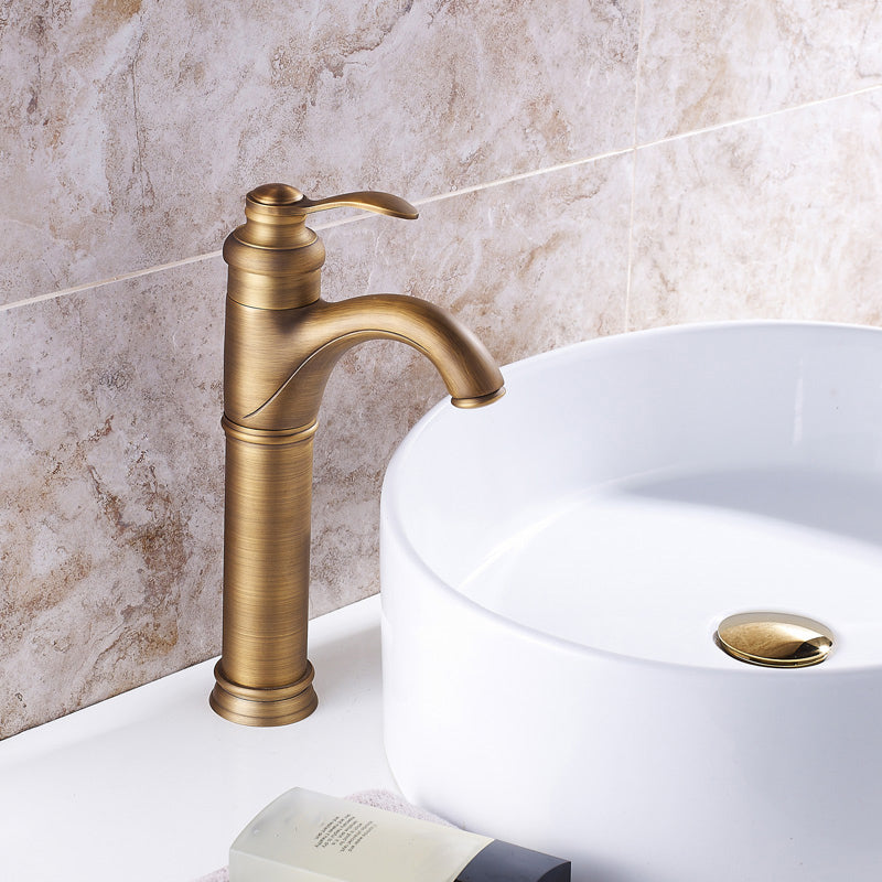 Traditional Wide Spread Bathroom Faucet Lever Handles Lavatory Faucet