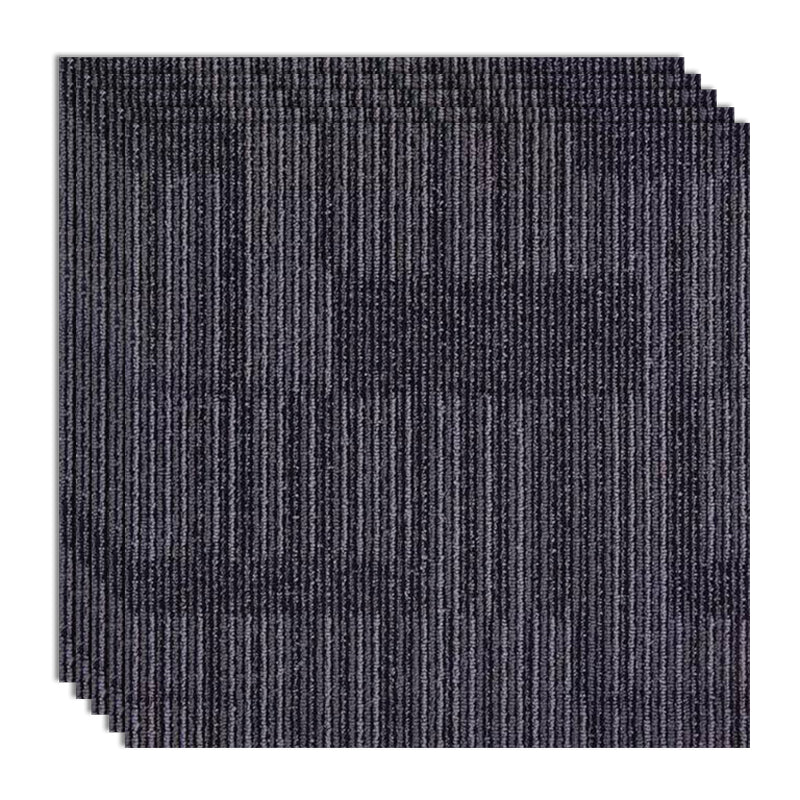 Carpet Tile Non-Skid Fade Resistant Geometry Loose Lay Dining Room Carpet Tiles