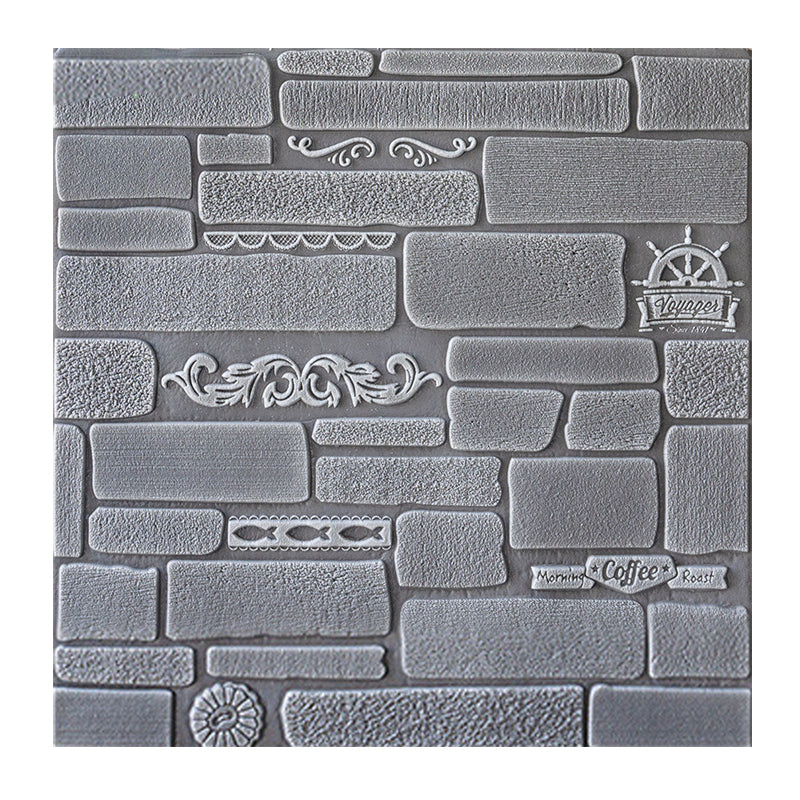 Modern Wall Paneling Peel and Stick Brick 3D Print Waterproof Wall Panel